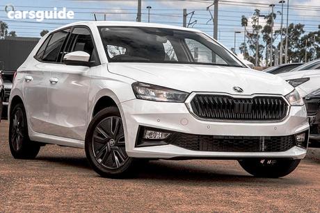 White 2025 Skoda Fabia Hatchback Select 85Tsi