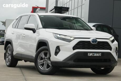 White 2024 Toyota RAV4 Wagon Gx (2Wd) Hybrid