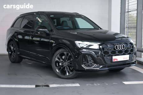 Black 2024 Audi Q7 Wagon 50 Tdi S Line Quattro Mhev