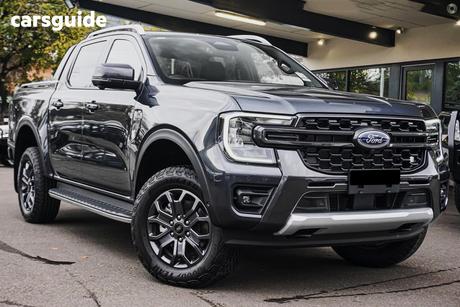 Grey 2023 Ford Ranger Double Cab Pick Up Wildtrak 2.0 (4X4)