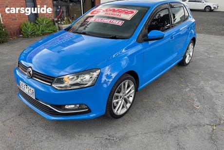 Blue 2014 Volkswagen Polo Hatchback 66 Tsi Trendline