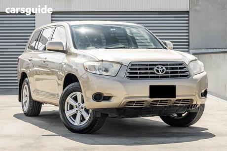 Gold 2008 Toyota Kluger Wagon Kx-R (Fwd) 7 Seat