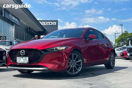 Red 2019 Mazda 3 Hatchback G20 Evolve