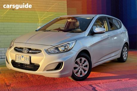 Silver 2016 Hyundai Accent Hatchback Active