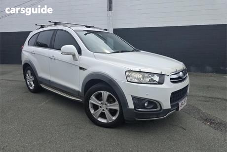 White 2014 Holden Captiva Wagon 7 Ltz (4X4)