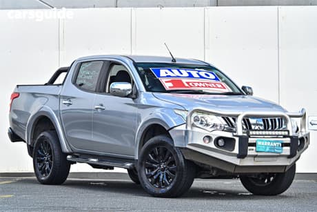 Silver 2016 Mitsubishi Triton Dual Cab Utility Gls (4X4)