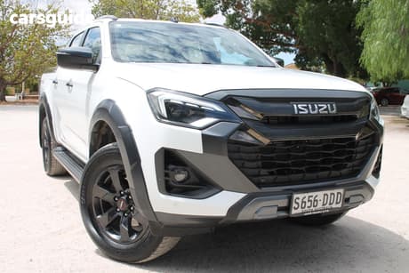 White 2024 Isuzu D-MAX Crew Cab Utility X-Terrain (4X4)
