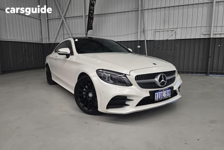White 2019 Mercedes-Benz C300 Coupe