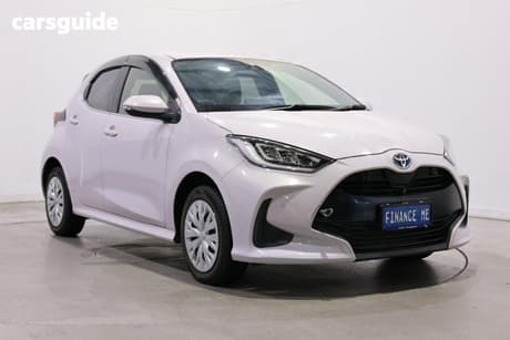 Red 2020 Toyota Yaris Hatchback Zr Hybrid