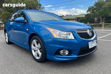 Blue 2012 Holden Cruze Hatchback Sri