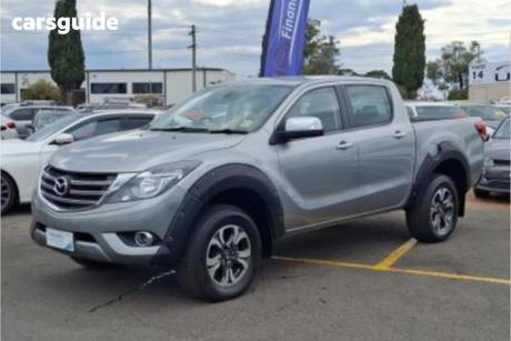 Silver 2018 Mazda BT-50 Dual Cab Utility Gt (4X4)