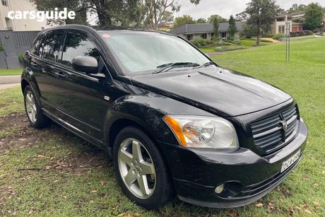 Black 2008 Dodge Caliber Hatchback Sxt