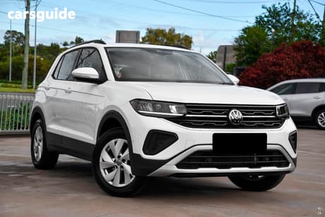 White 2024 Volkswagen T-Cross Wagon 85Tfsi Life