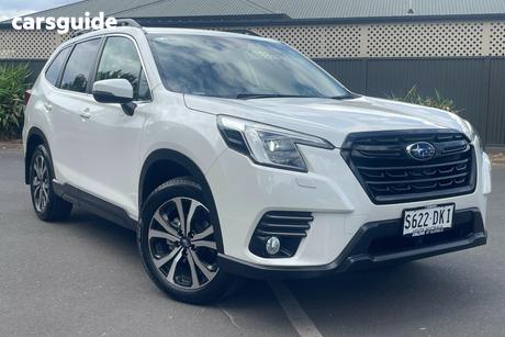 White 2022 Subaru Forester Wagon 2.5I Premium (Awd)