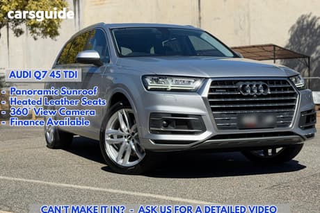 Silver 2018 Audi Q7 Wagon 45 Tdi Quattro