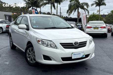 White 2008 Toyota Corolla Sedan Ascent