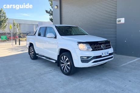 White 2017 Volkswagen Amarok Dual Cab Utility V6 Tdi Sportline