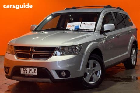 Silver 2012 Dodge Journey Wagon Sxt