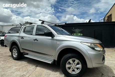Silver 2016 Mitsubishi Triton Dual Cab Utility Glx Plus (4X4)