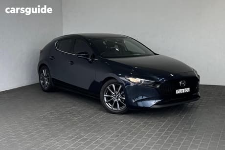 Blue 2022 Mazda 3 Hatchback G20 Touring