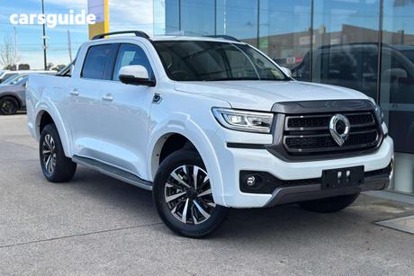 White 2025 GWM Cannon Dual Cab Utility Ultra (4X4)