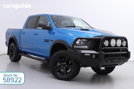 Blue 2022 RAM 1500 Crew Cab Utility Warlock Ii