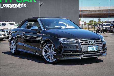 Black 2015 Audi S3 Cabriolet 2.0 Tfsi Quattro
