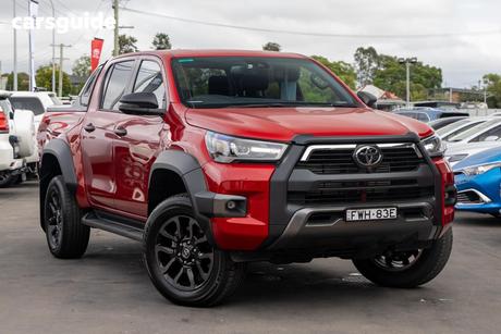 Red 2024 Toyota Hilux Double Cab Pick Up Rogue 48V (4X4)