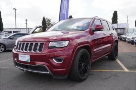 Red 2015 Jeep Grand Cherokee Wagon Overland (4X4)