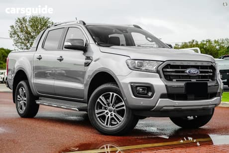 Silver 2021 Ford Ranger Double Cab Pick Up Wildtrak 3.2 (4X4)