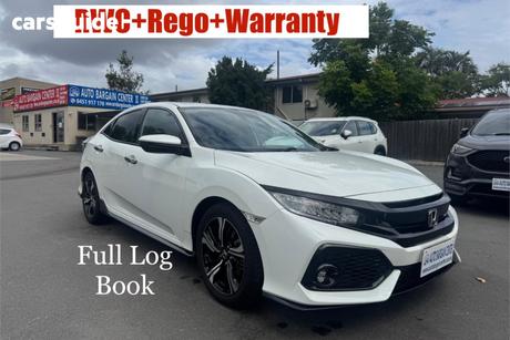 White 2017 Honda Civic Hatchback Rs