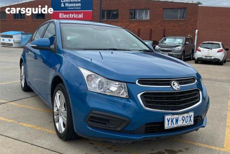 Blue 2015 Holden Cruze Hatchback Equipe