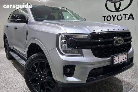 Silver 2024 Ford Everest Wagon Sport (Rwd)