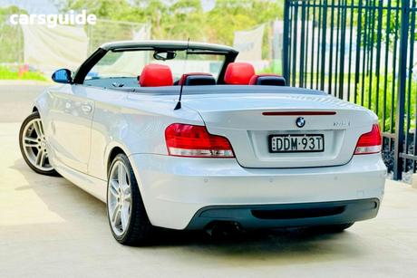 Silver 2008 BMW 135I Convertible