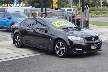 Black 2016 Holden Commodore Sedan Sv6 Black Pack