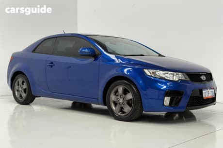 Blue 2011 Kia Cerato Coupe Koup Si