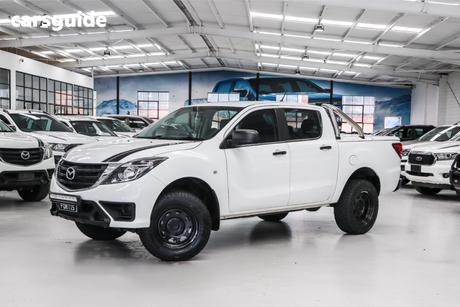 White 2019 Mazda BT-50 Dual Cab Utility Xt (4X2) (5Yr)
