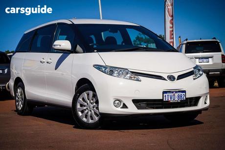 White 2019 Toyota Tarago Wagon Gli