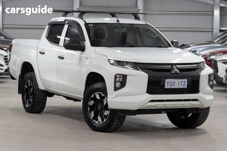 White 2019 Mitsubishi Triton Double Cab Pick Up Glx (4X4)
