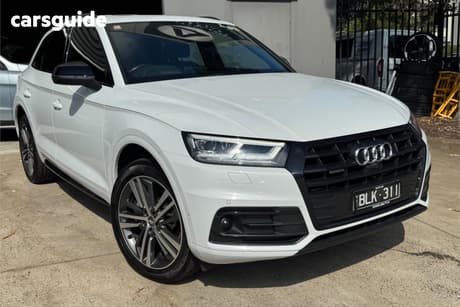 White 2020 Audi Q5 Wagon 40 Tdi Quattro Sport