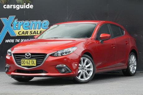 Red 2015 Mazda 3 Hatchback Sp25