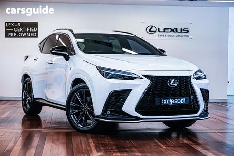 White 2022 Lexus NX350H Wagon F Sport Hybrid Awd