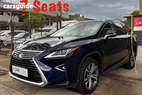 Blue 2018 Lexus RX350L Wagon Luxury