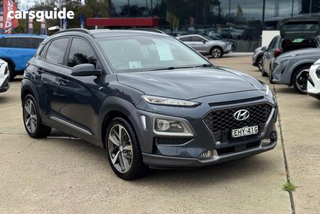 Grey 2017 Hyundai Kona Wagon Highlander (Awd)