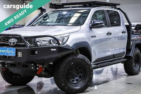 Silver 2019 Toyota Hilux Double Cab Pick Up Rugged X (4X4)