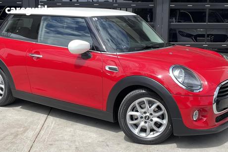 Red 2019 Mini Cooper Hatchback 3D Hatch