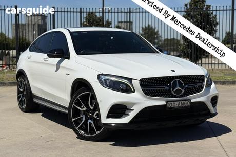 White 2018 Mercedes-Benz GLC-Class Coupe 43 AMG C253 MY18