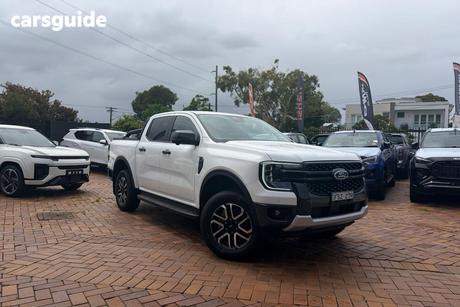 White 2025 Ford Ranger Double Cab Pick Up Sport 3.0 (4X4)