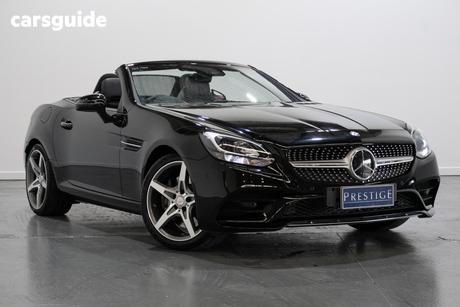 Black 2016 Mercedes-Benz SLC300 Roadster