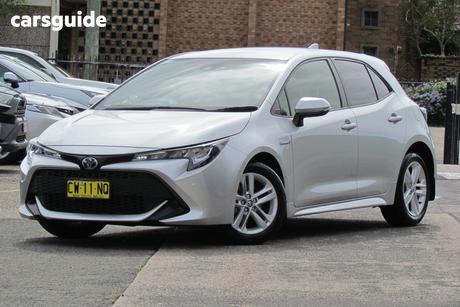 Silver 2020 Toyota Corolla Hatchback Ascent Sport (Hybrid)